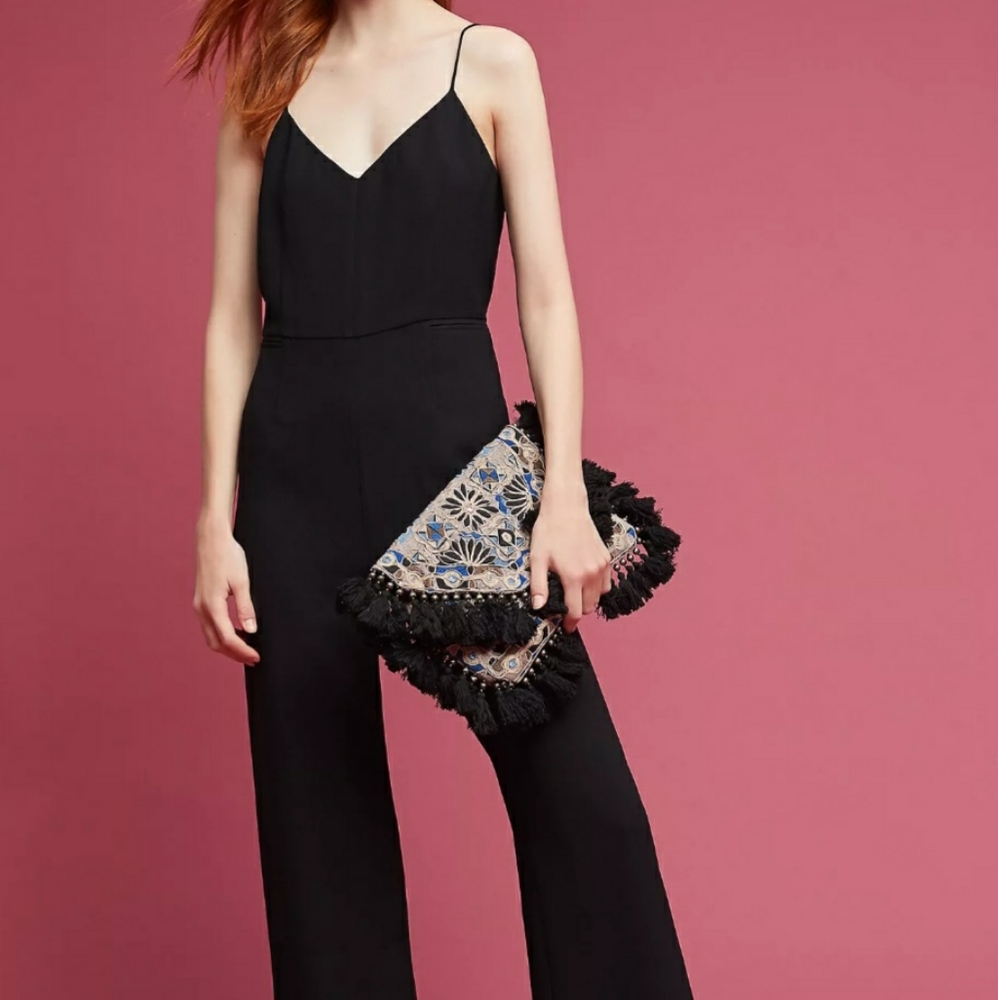 Classic Black Anthropologie Jumpsuit